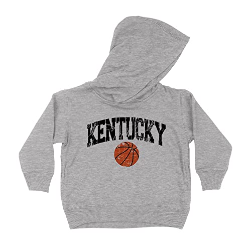 Basketball Kentucky Kids Hoodie Sweatshirt Toddler 4T Heather Grey