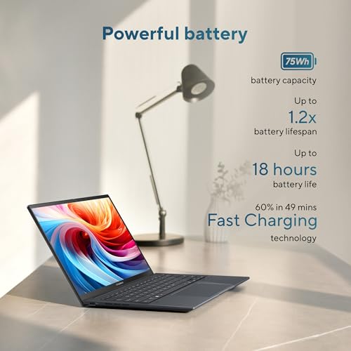 Image of ASUS Zenbook 14 OLED Touchscreen AI PC Laptop,14 inch FHD+, Intel Ultra 7 255H, 16GB DDR5, 512GB SSD,16-Core (> i9-13900H), Backlit, 2x Thunderbolt 4, Wi-Fi 7, IR Webcam, 18-Hr Battery, Win 11 Pro, UX3405