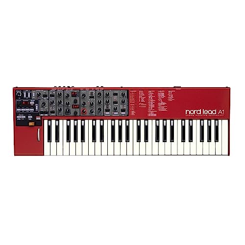 Nord Lead A1 49-Key Analog Modeling Synthesizer Bundle With Keyboard Stand, Headphones And Sustain Pedal (4 Items) #TOP1