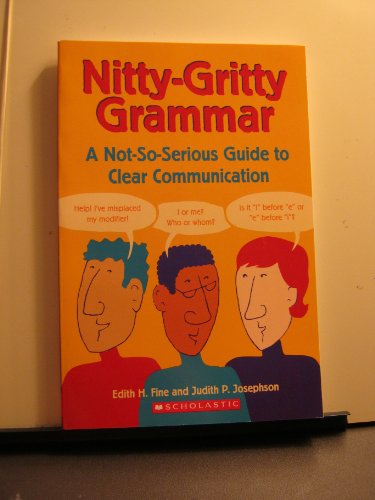 Nitty Gritty Grammar-PR 0439692113 Book Cover