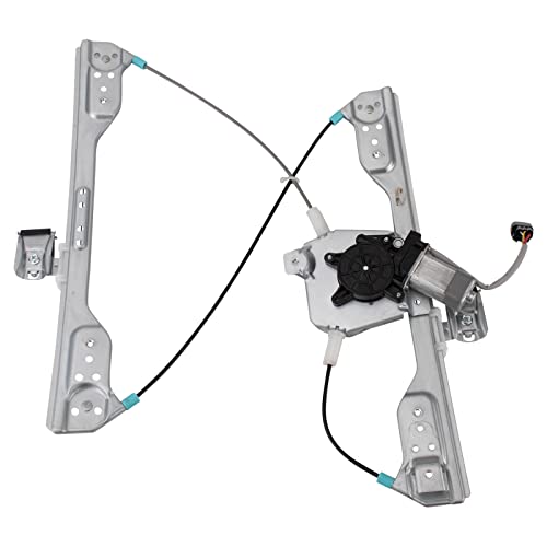 Image of TRQ Front Left Power Window Regulator & Motor Assembly Drivers Side Compatible with 2005-2010 Chrysler 300 2006-2010 Dodge Charger 2005-2008 Magnum
