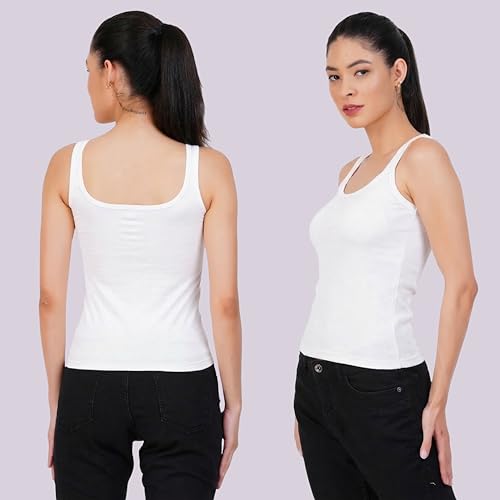 Image of Camisole Tank Top for Women | Ultra-Soft Pure Cotton Innerwear