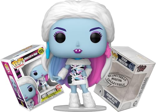 Funko Monster High - Abbey Bominable with Fangs + ToyBop Protector: Mattel Pop! Retro Toys Vinyl Figure (Bundled with Pro-Deluxe Pop-Protector...