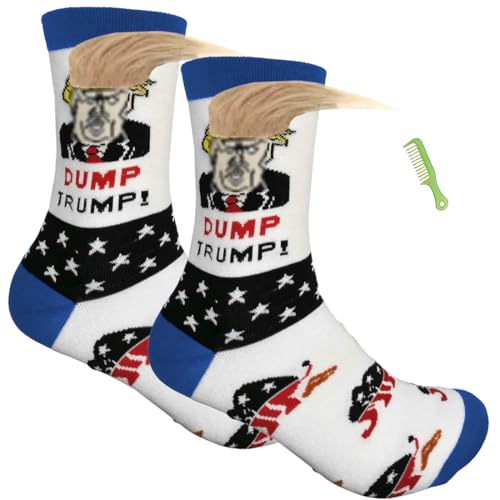 ZEXOWIJ Calcetines Trump Novedosos, Unisex divertido regalo calcetines novedad, Divertidos y Lindos (Estilo 3) ZEXOWIJ Calcetines Trump Novedosos, Unisex divertido regalo calcetines novedad, Divertidos y Lindos (Estilo 3)