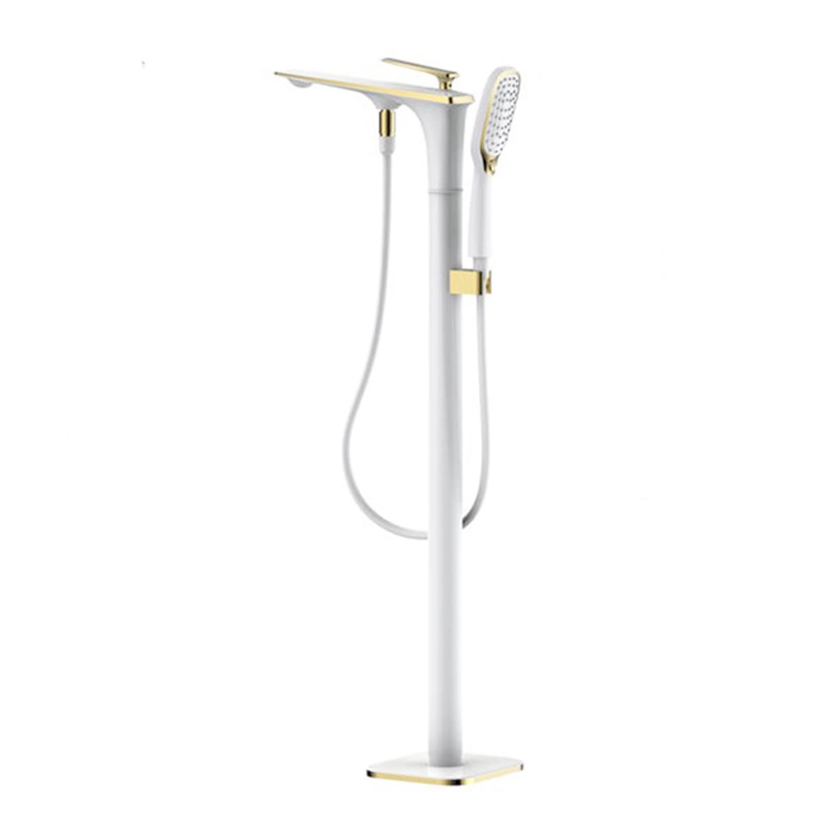 Robinet de plancher de baignoire résistant en laiton mitigeur de sol cascade