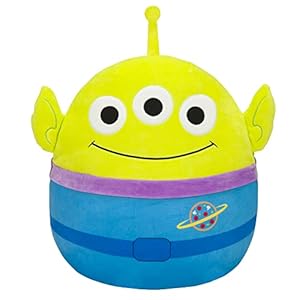 Squishmallows Pixar 14-Inch Plush – Add Alien to Your Squad, Ultrasoft Stuffed Animal Large Toy, Official Kellytoy