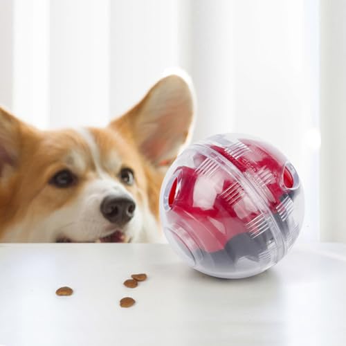 Générique Leckerli- Spender für Hunde, interaktives beruhigendes Spielzeug- Unterhaltungsball für Welpen | für große und mittelgroße Rassen, kleine Dressur, Bereicherung gegen Langeweile im-2