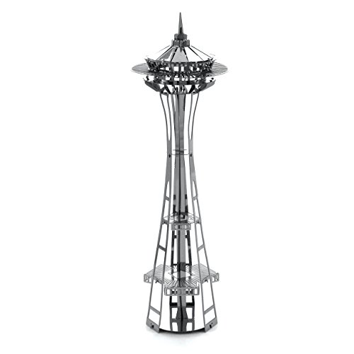 Maquette architecture Space Needle en acier ciselé Metal Earth - 2