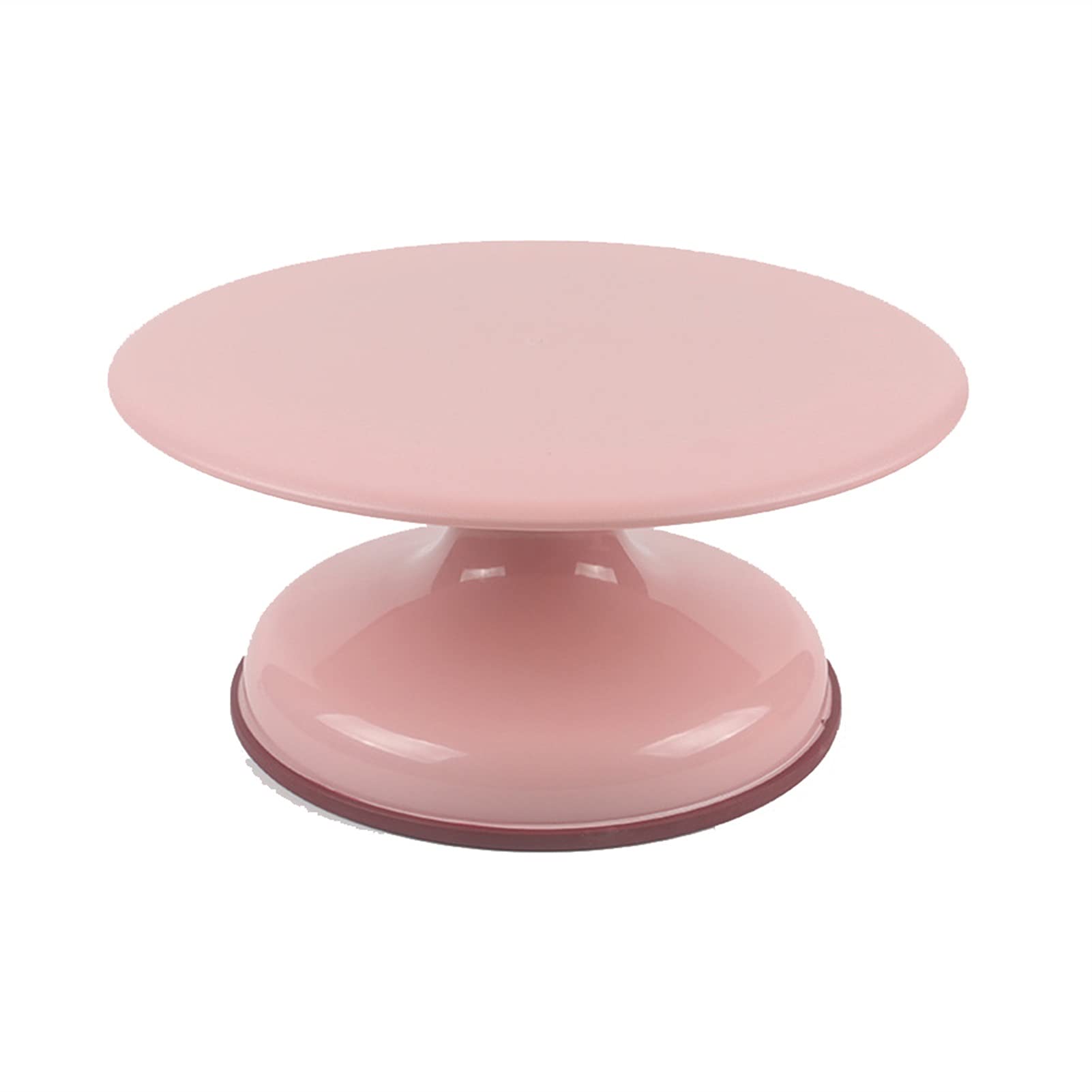 Tortenplatte Drehbar ABS Frosted Plastic Cake Drehteller 11 Zoll Swivel Kuchentisch Rotierende Standkuchen Basis Gebäck und Bäckereizubehör (27 * 20,5 * 12,5 cm) Kuchen dekorieren Verbrauchsmaterial K