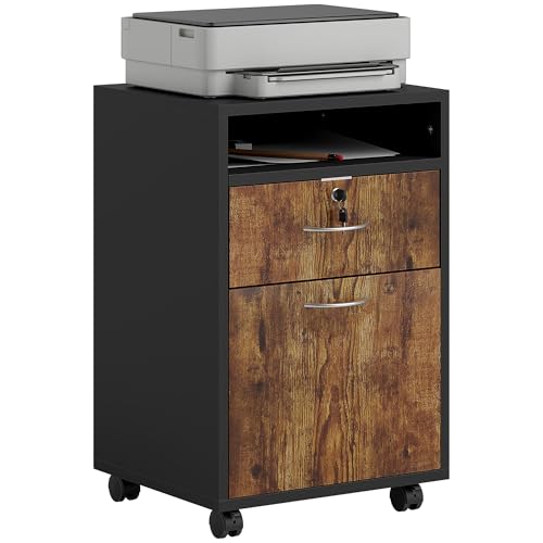 HOMCOM Archivador de Oficina con Cajón