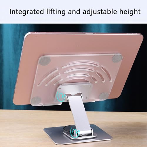 Soporte para tablet de aluminio contra el dolor de cuello y sobrecalentamiento 7