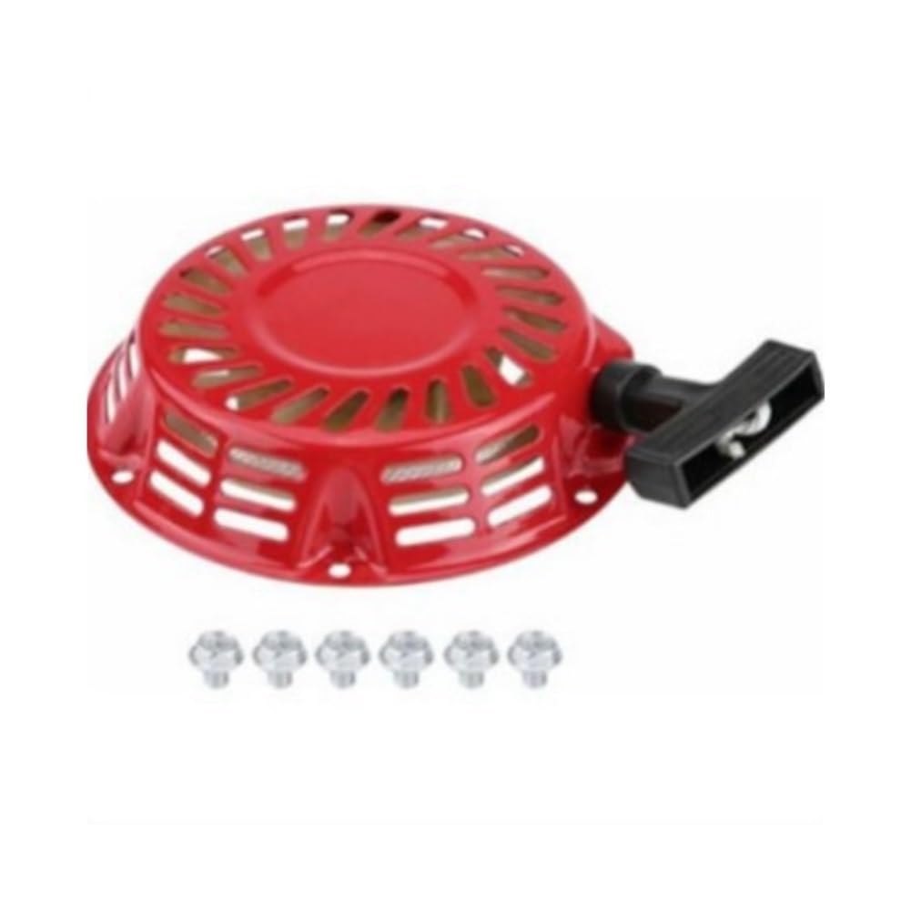 Conjunto de Arranque por Cuerda para generador y cortacésped, Apto para generadores de 2 kW, repuestos para Herramientas eléctricas de jardín y Patio