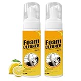 EClare 2×150ml Multi-purpose Car Foam Cleaner, No Flushing Upholstery Cleaner, Multifunctional Foam Cleaner for Car and House