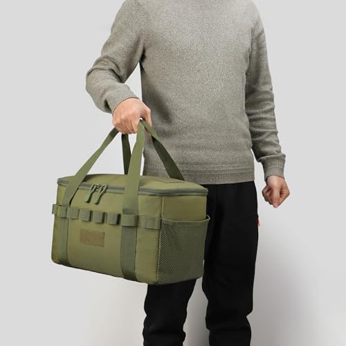 Tactical Camping Storage Bag 14L Tactical Utility Tote Bag Camping Cookware Organizer Trunk Organizer - Image 4