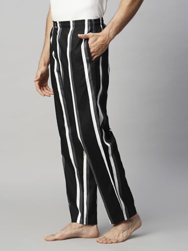 Image of Urban Scottish Men's Lounge Pants 100% Cotton Men's Lounge Night Pant Comfortable Leisure-Wear Lower with an Elastic Waist-Band and Regular Fit Track Pants, Machine Washable Stay at Home