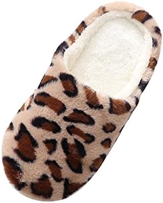 Slippers - Winter Home Slippers Women Cotton Shoes Soft Plúsh Indoor Slippers Shoes For Women Men Couple Warm Fur Slippers (Coffe 38-39)
