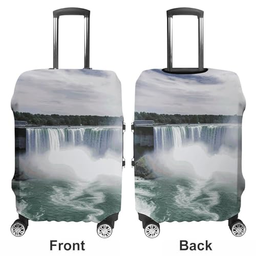 Niagara Falls Luggage Cover, Washable Elastic Suitcase Cover Protector Fit 18-32 Inch Luggage3