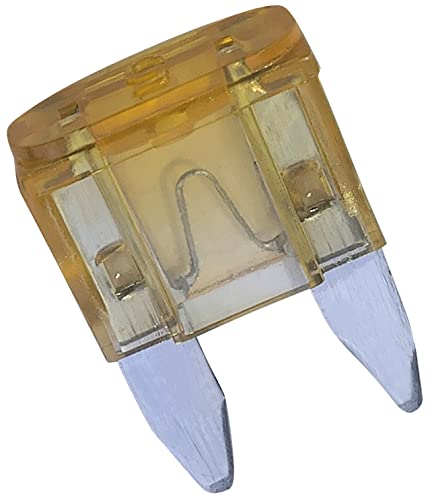 AERZETIX – C53692 - Lot de 10 fusibles enfichables petits 11.9 mm plats - 5A - couleur : orange - auto voiture/véhicule