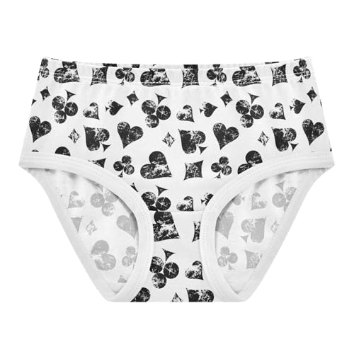 Girls' Underwear Poker Cotton Stretch Comfort Toddler Panties
