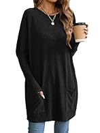 MATERIALS USED: Long tunics for women to wear with leggings made of 35% Rayon, 60% Polyester , 5% Spandex, offering a soft and cozy feel. You can unreservedly embrace the colder months with this thick and cozy sweater tops. CLASSIC DESIGN: Women outf...
