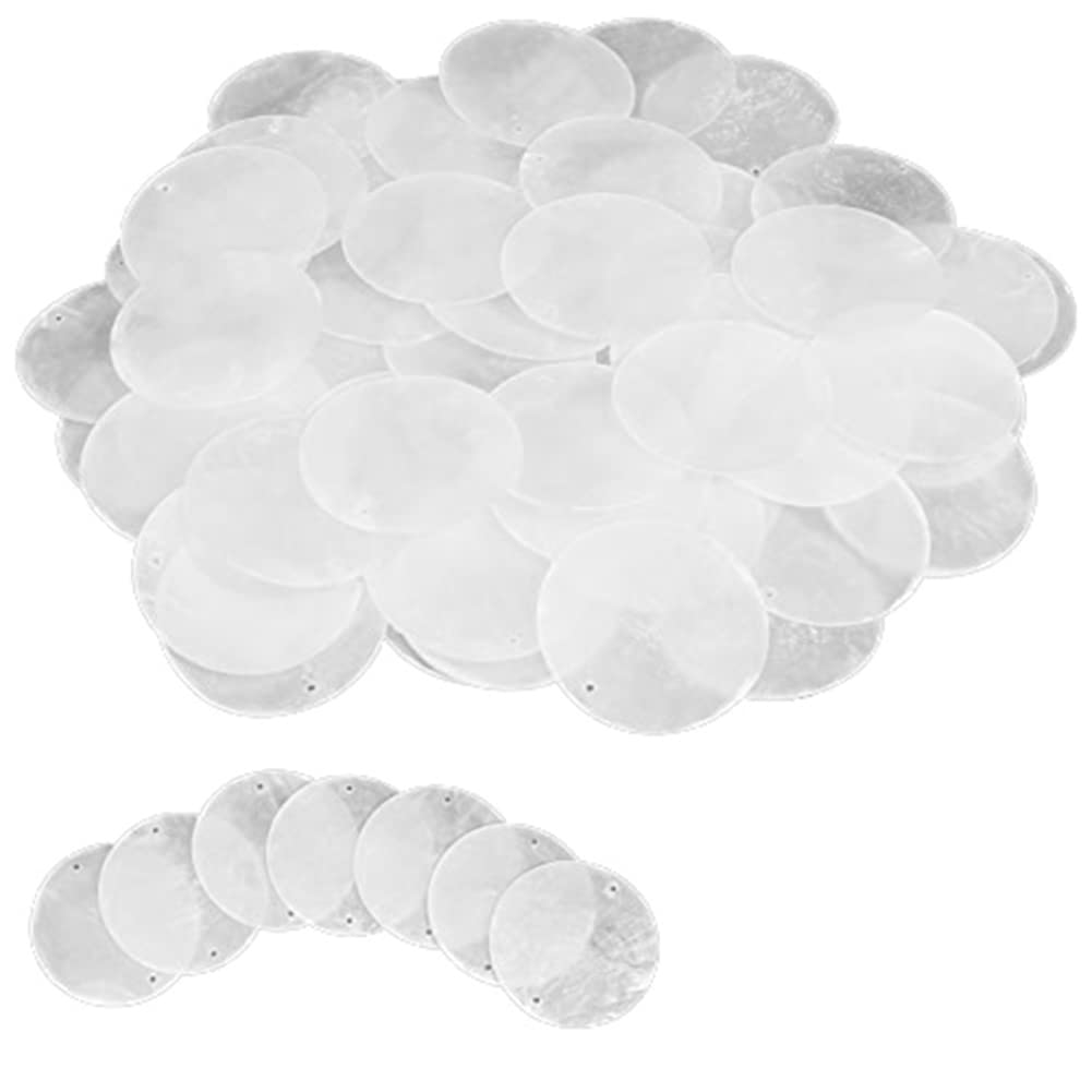 Mooie decoratieve schelpenhanger van groene Capiz schelpen