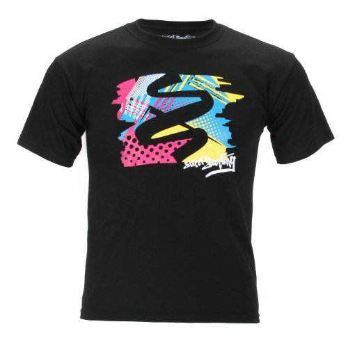 Streetsurfing Kinder T-Shirt Malibu Tee, Black/ Blue, 152 (ca. 8 bis 10 jahre), C2301_ Cover