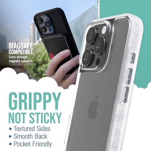 Image of Smartish iPhone 16 Pro Clear Case - Gripmunk [Lightweight + Protective] Slim Drop Tested Ultra Thin Grip Cover for Apple iPhone 16 Pro - Clearly Clear