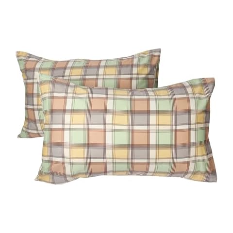 WBYCOTBED 100% Cotton Queen Pillowcases Set Cover