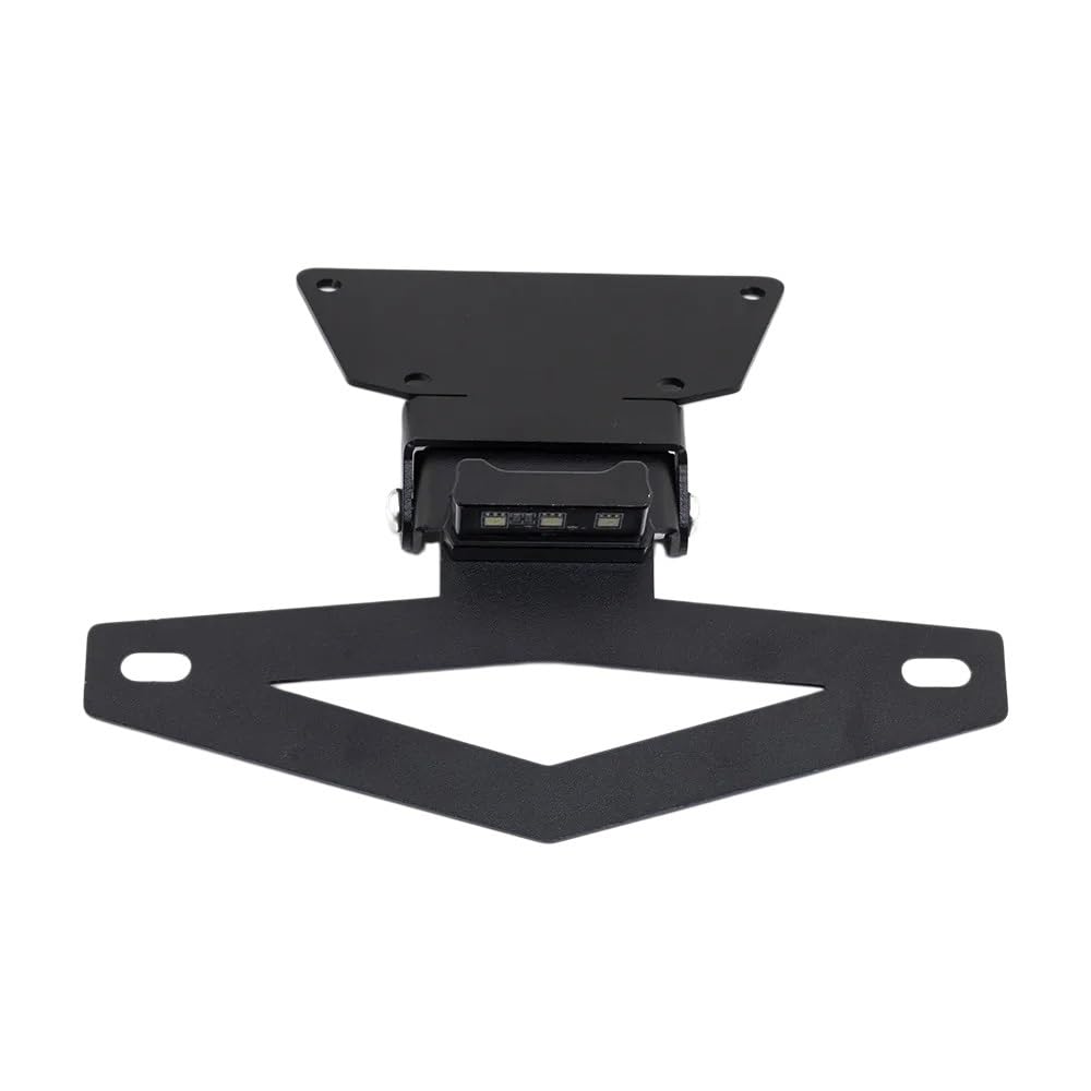 Portatarga Accessori per supporto staffa targa LED per fanale posteriore in metallo nero per moto per Leoncino 250