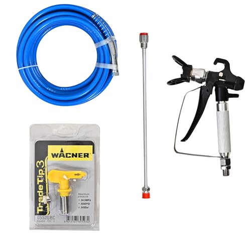 Image of HYCO Airless Corded Electric Paint Sprayer for Commercial Use, Model No. 990, 3200W Power, 3300PSI Pressure, 16L /min Flow Rate, Blue