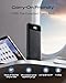 Orfeika 20000mAh Power Bank Fast Charging, Portable Charger with 4 Built-in Cables & 6 Outputs, 20W PD USB C Battery Pack Compatible with iPhone 16/15, Galaxy, Android, iPad & More (Travel Essential)