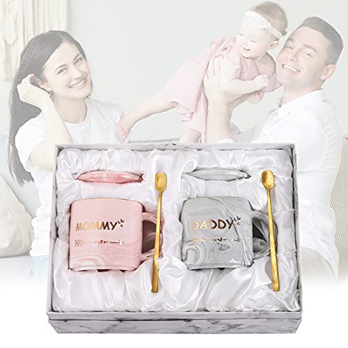 WUWEOT 2 Pack Dad and Mom Coffee Mug Set - Image 2