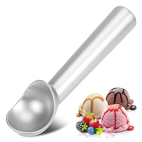 Ice Cream Scoop,7 inches Nonstick Anti-Freeze One Piece Aluminum Scooper Spoon, Heavy…