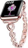 La pulsera de lujo para Apple Watch con diamantes de cristal es muy popular entre las niñas y las mujeres. Adecuado para cualquier ocasión que sería un gran regalo de Navidad