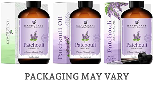 Handcraft Patchouli Essential Oil - 100% Pure And Natural - Premium Therapeutic Grade With Premium Glass Dropper - Huge 4 Fl. Oz #TOP3