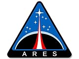American Vinyl ARES Logo Triangle Shaped Sticker (NASA Mission Space)