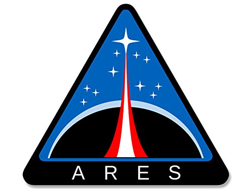ARES Logo Triangle Shaped Sticker (NASA Mission Space)