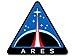 American Vinyl ARES Logo Triangle Shaped Sticker (NASA Mission Space)