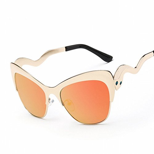 Lunettes de soleil YL en métal pour plage et conduite avec verres réfléchissants anti-UV