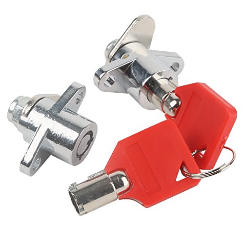 SLMOTO juego de cerraduras de 2 llaves para maletero rígido compatible con Harley Davidson Touring 1993-2013 miniatura 2