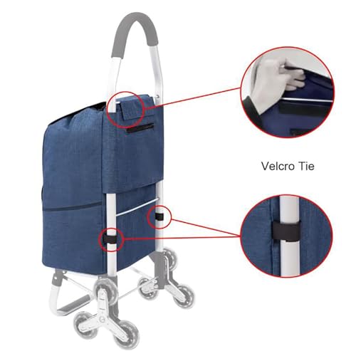 Sac de courses imperméable réutilisable 39 L en tissu Oxford robuste - 5