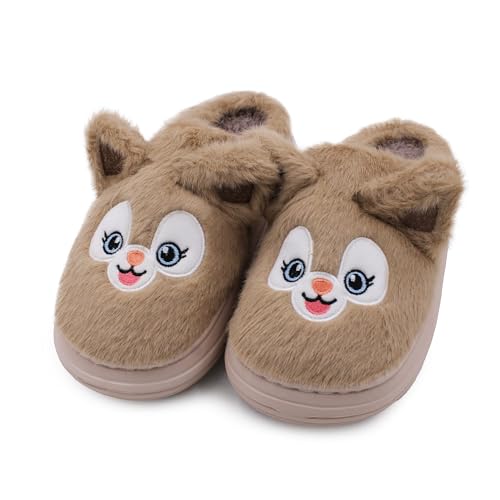 Image of VRITRAZ Soft Comfy Fur Indoor Outdoor Soft Bottom Fur | Anti Skid | Lightweight Winter Slipper, Warm House Chappal