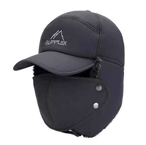CB4 Accessories Bomber Trapper Hat Grey