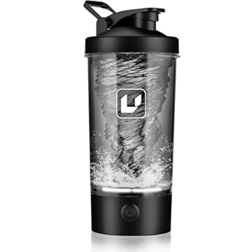 portable electric protein shaker bottle