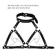 WENTPOL Punk Leder Geschirre Harness BDSM Damen sexy Brust Fesselgurt Harness Body Brustgurte Cupless Lingerie Fesseln Sexspielzeug Sexy Dessous Bondage Cosplay Club Kleidung Erotik Korsett Bikini