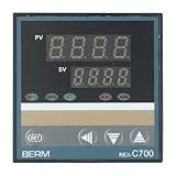 JoyousMall REX-C700 M*AN regolatore di temperatura intelligente, termostato uscita relè 0-400℃ Input AC100-240V