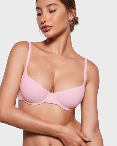 Image of INLYRIC Women's Unlined Balconette Bra Demi Underwire