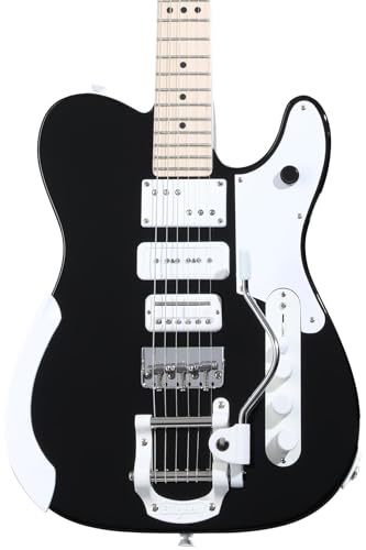 Fender Jack White Triplecaster Telecaster Electric Guitar - Black