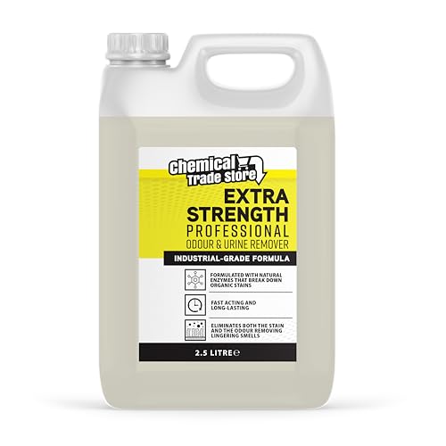 Chemical Trade Store - Éliminateur d’Odeurs et d’Urine Professionnel 2.5 L - Nettoyant Enzymatique pour Animaux et Maison - Supprime les Taches et les...