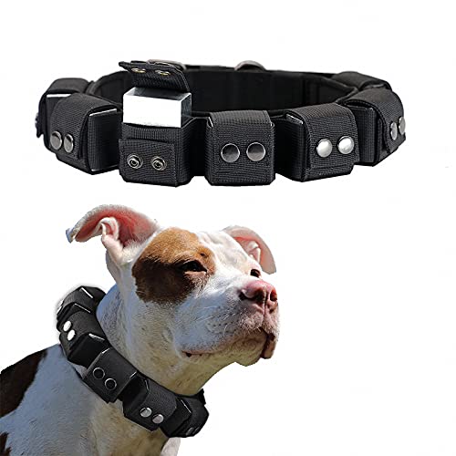 Walktime, Dog Collar, Tactical Dog Collar, Weighted Dog Collar with Weights for Dog Training and Exercise Equipment - Free Weights, Small, Medium, Large Dogs